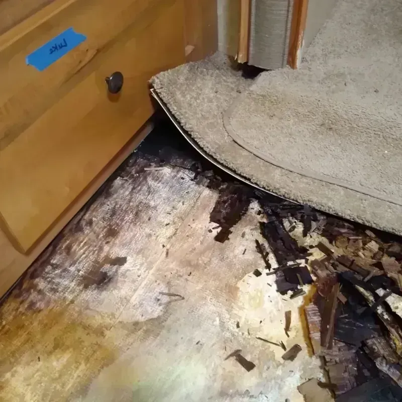 Wood Floor Water Damage in McFarland, CA